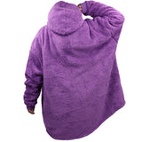 NNEDSZ Oversized Soft Pullover Plain Hoodie Warm Fleece Blanket Plush Winter Sweatshirt, Christmas Bunny, Adult