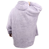 NNEDSZ Oversized Soft Pullover Plain Hoodie Warm Fleece Blanket Plush Winter Sweatshirt, Christmas Bunny, Adult