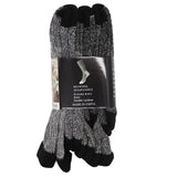 NNEDSZ 6 Pairs Wool Thick Double Cushion Heavy Duty Socks Tradie Warm Thermal, 6-11