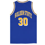 NNEDSZ New Men's Basketball Jersey Sports T Shirt Tee Vest Tops Gym Chicago Los Angeles, Blue - Golden State 30, XL