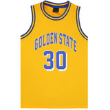 NNEDSZ New Men's Basketball Jersey Sports T Shirt Tee Vest Tops Gym Chicago Los Angeles, Yellow - Golden State 30, M