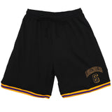 NNEDSZ Men's Basketball Sports Shorts Gym Jogging Swim Board Boxing Sweat Casual Pants, Black - Los Angeles 6, XL