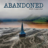 NNEDSZ Abandoned 2024 Square Wall Calendar 16 Month Art Planner Christmas New Year Gift