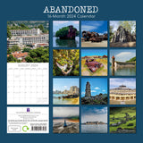 NNEDSZ Abandoned 2024 Square Wall Calendar 16 Month Art Planner Christmas New Year Gift
