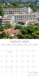 NNEDSZ Abandoned 2024 Square Wall Calendar 16 Month Art Planner Christmas New Year Gift