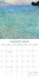 NNEDSZ Klimt - 2024 Square Wall Calendar 16 Months Arts Planner Christmas New Year Gift