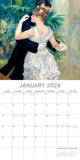 NNEDSZ Renoir - 2024 Square Wall Calendar 16 Month Arts Planner Christmas New Year Gift
