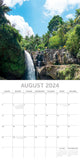 NNEDSZ Bali 2024 Square Wall Calendar 16 Months Premium Planner Christmas New Year Gift
