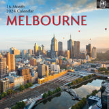 NNEDSZ Melbourne - 2024 Square Wall Calendar 16 Months Planner Christmas New Year Gift