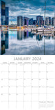 NNEDSZ Melbourne - 2024 Square Wall Calendar 16 Months Planner Christmas New Year Gift