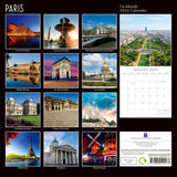 NNEDSZ Paris 2024 Square Wall Calendar 16 Month Premium Planner Christmas New Year Gift