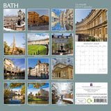 NNEDSZ Bath 2024 Square Wall Calendar 16 Months Premium Planner Christmas New Year Gift