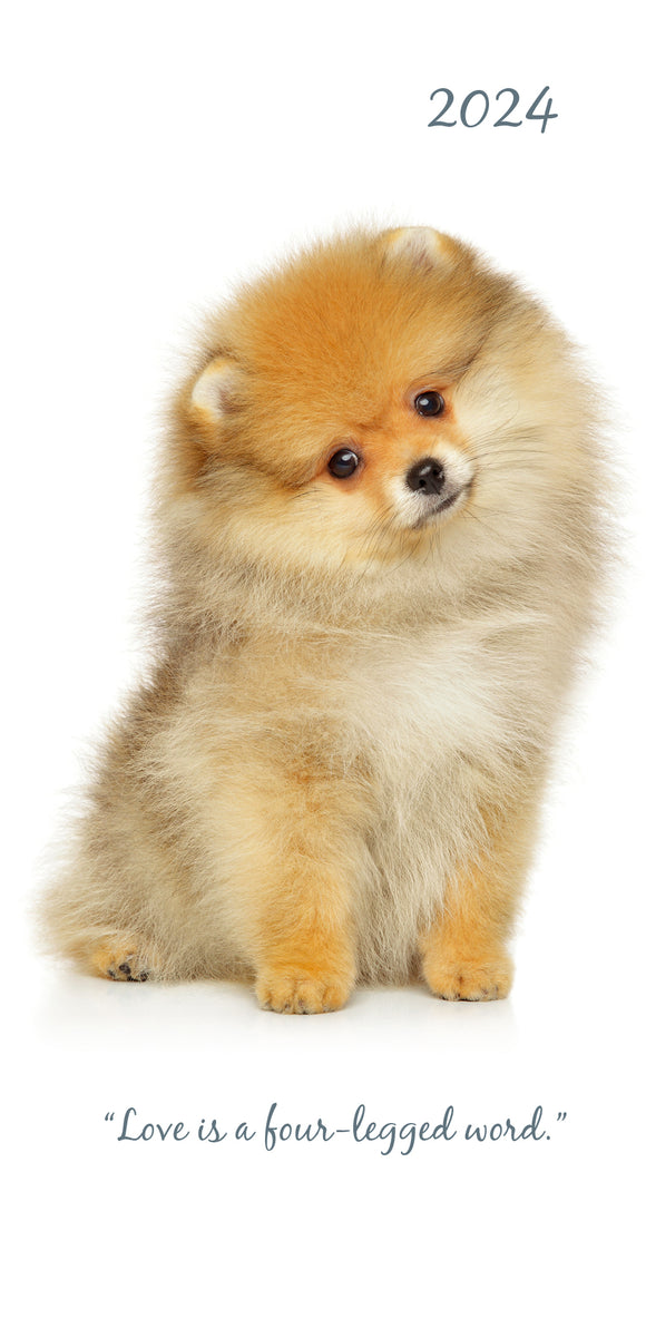 NNEDSZ Adorable Dogs - 2024 Flexi Pocket Diary Premium Planner Christmas New Year Gift