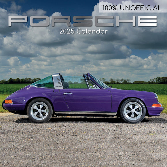 NNEDSZ Porsche - 2025 Square Wall Calendar 16 Months Christmas New Year Planner Gift