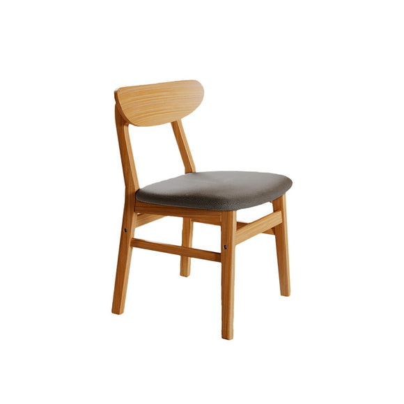 NNEDSZ Dining Chairs Kitchen Chair Natural Wood Linen Fabric Cafe Lounge Chairs