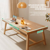 NNEDSZ 1.8M Solid Wood Dining Table Square Dining Table Dining Table Kitchen Furniture