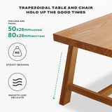 NNEDSZ 1.8M Solid Wood Dining Table Square Dining Table Dining Table Kitchen Furniture