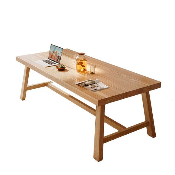 NNEDSZ 1.4M Solid Wood Dining Table Square Dining Table Dining Table Kitchen Furniture