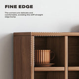 NNEDSZ DISPLAY STAND TEA CUP SHELFING FURNITURE CUBE CABINET W/ DRAWERS