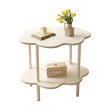 NNEDSZ Coffee Table Tea Cloud Sofa Side Table Modern Creative Double-Layer Corner Table