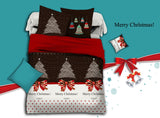 NNEDSZ Merry King Single Size Christmas Quilt/Duvet Cover Set