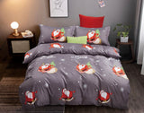 NNEDSZ Christmas Santa Super King Size Quilt/Duvet Cover Set