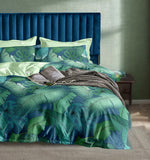 NNEDSZ Kalena Leaves Quilt Cover Set - Super King Size
