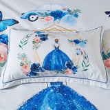 NNEDSZ Princess Kids Quilt Cover Set - Double Size