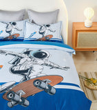 NNEDSZ Astronaut Kids Quilt Cover Set - Double Size