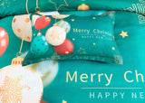 NNEDSZ Christmas New Year Quilt Cover Set - King Size