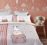 NNEDSZ Duck Kids Quilt Cover Set - King Single Size