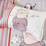 NNEDSZ Duck Kids Quilt Cover Set - King Single Size