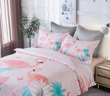 NNEDSZ Flamingo Kids Quilt Cover Set - King Single Size