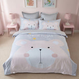 NNEDSZ Bear Kids Quilt Cover Set - King Single Size