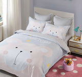 NNEDSZ Bear Kids Quilt Cover Set - King Single Size