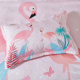 NNEDSZ Flamingo Kids Quilt Cover Set - Single Size