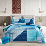 NNEDSZ Mondrian Quilt Cover Set - Super King Size