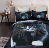 NNEDSZ Cat Quilt Cover Set - Super King Size