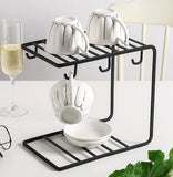 NNEDSZ Cup Mug Holder Plate Rack Stand
