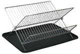 NNEDSZ 2 Tier Folding Dish Rack