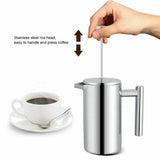 NNEDSZ French Press Coffee Maker 1000m