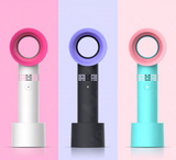 NNEDSZ Portable Bladeless Hand-held Cooler Mini Fan
