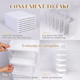 NNEDSZ Foldable Storage Shoe Box - 4 Layers