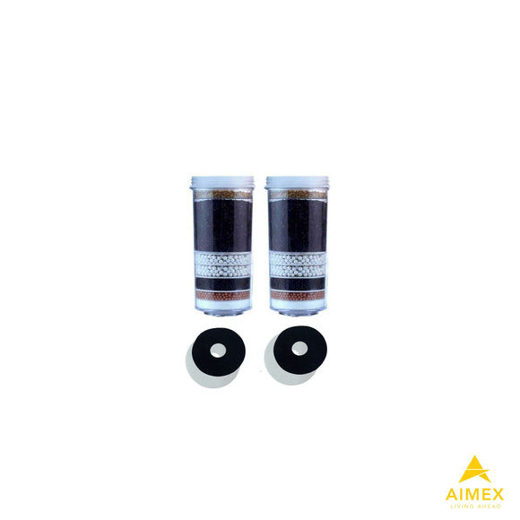 NNEDSZ Aimex 8 Stage Water Fluoride reduction Filter Cartridges x 2