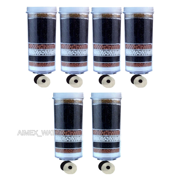 NNEDSZ Aimex 8 Stage Water Filter Cartridges x 6