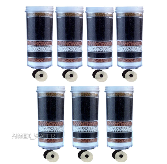 NNEDSZ Aimex 8 Stage Water Filter Cartridges x 7