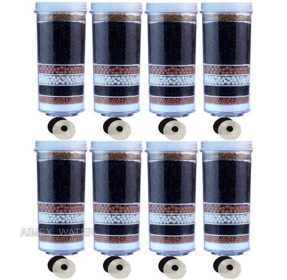 NNEDSZ Aimex 8 Stage Water Filter Cartridges x 8