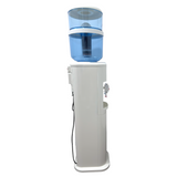 NNEDSZ Luxurious White Free Standing Hot and Cold-Water Dispenser with Filter Bottle and LG Compressor