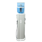 NNEDSZ Luxurious White Free Standing Hot and Cold-Water Dispenser with Filter Bottle and LG Compressor