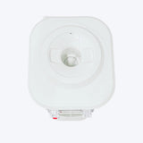 NNEDSZ Luxurious White Benchtop Hot and Cold-Water Dispenser with Filter Bottle and LG Compressor
